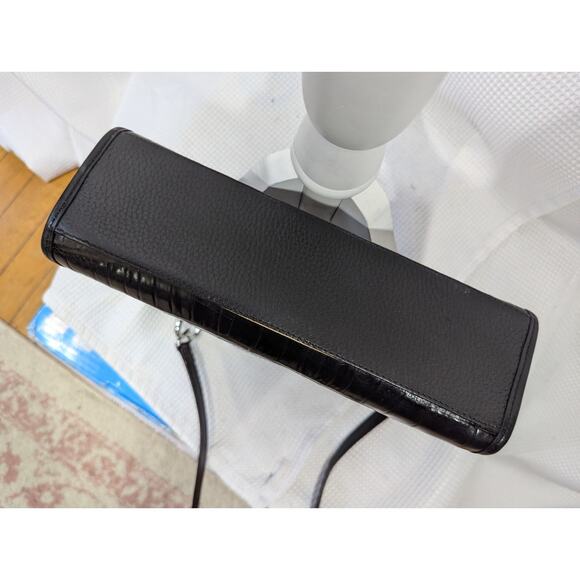 Brighton Black Satchel Bag with Heart Detail - Picture 7 of 10